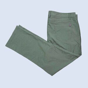 TASC Motion Performance Golf / Golfing Pant Sage Green Men's Size 38 X 30